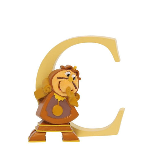 Disney Showcase Alphabet Letter C Cogsworth Figurine