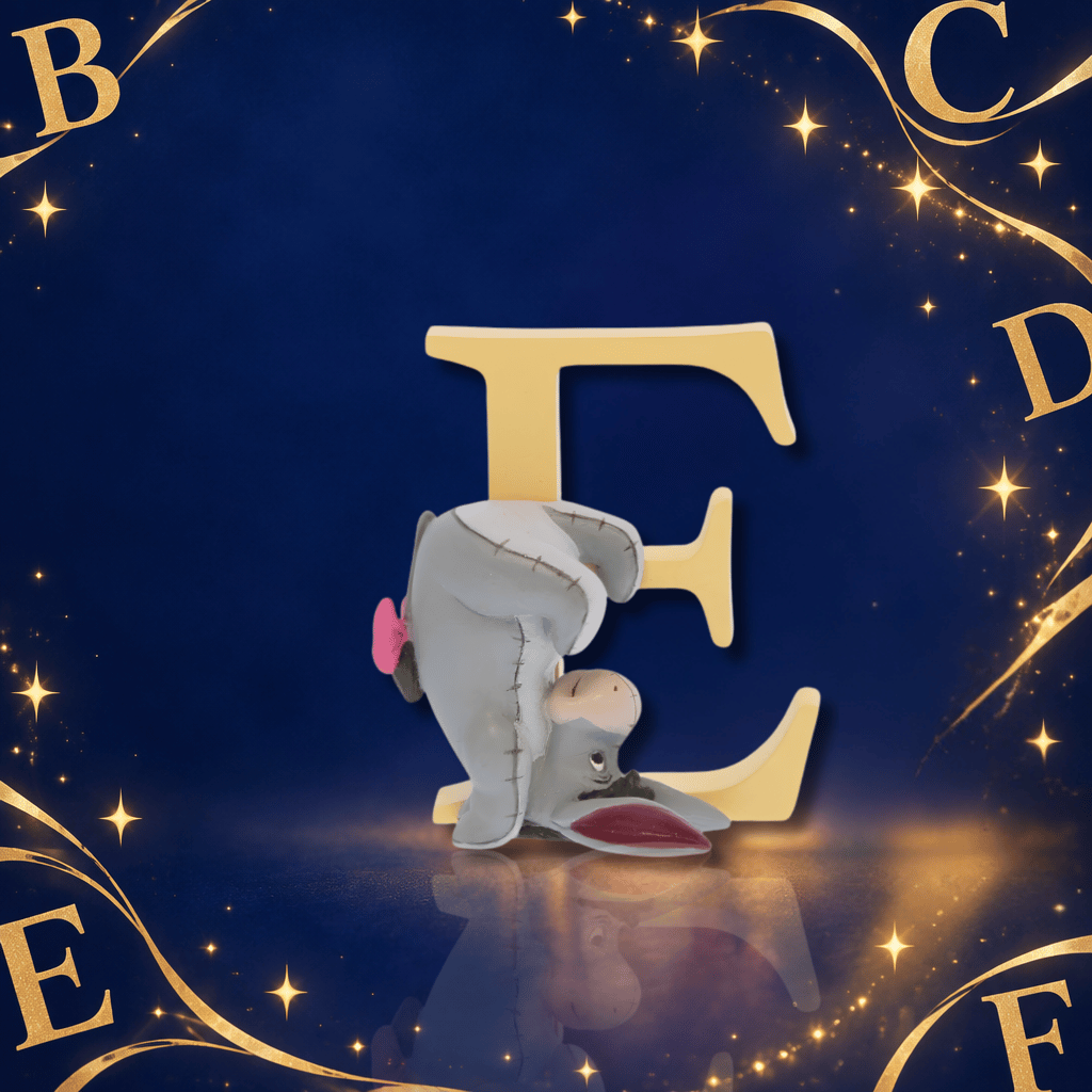 Disney Showcase Alphabet Letter E Eeyore Figurine