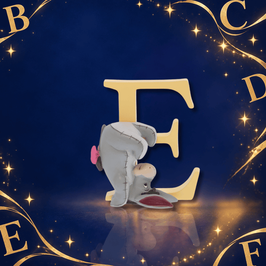 Disney Showcase Alphabet Letter E Eeyore Figurine