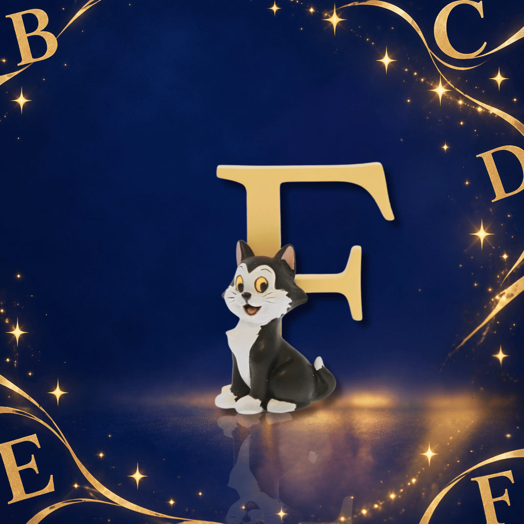 Disney Showcase Alphabet Letter F Figaro Figurine