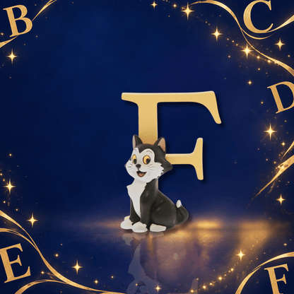 Disney Showcase Alphabet Letter F Figaro Figurine
