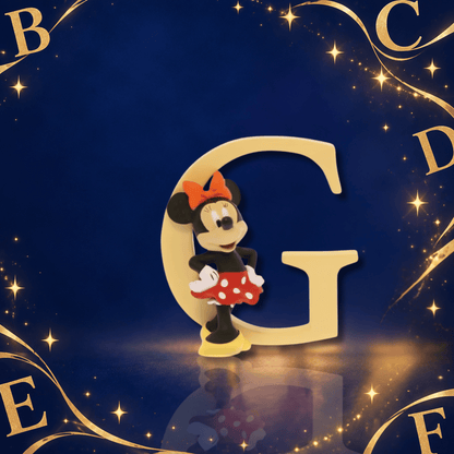 Disney Showcase Alphabet Letter G Minnie Mouse Figurine