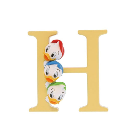 Disney Showcase Alphabet Letter H Huey Dewey Louie Figurine