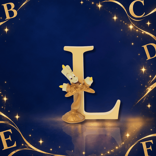 Disney Showcase Alphabet Letter L Lumiere Figurine