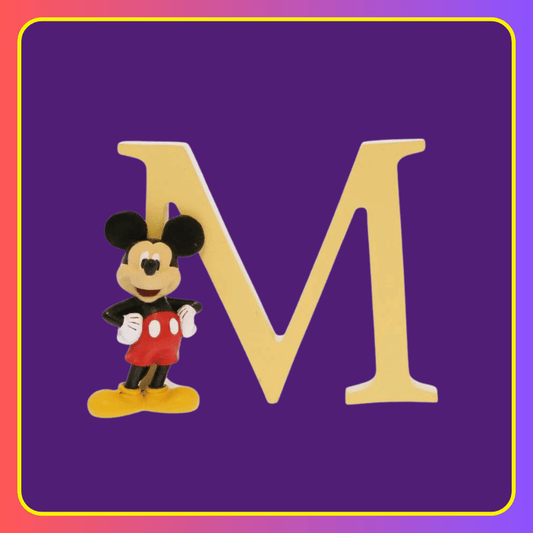Disney Showcase Alphabet Letter M Mickey Mouse Figurine