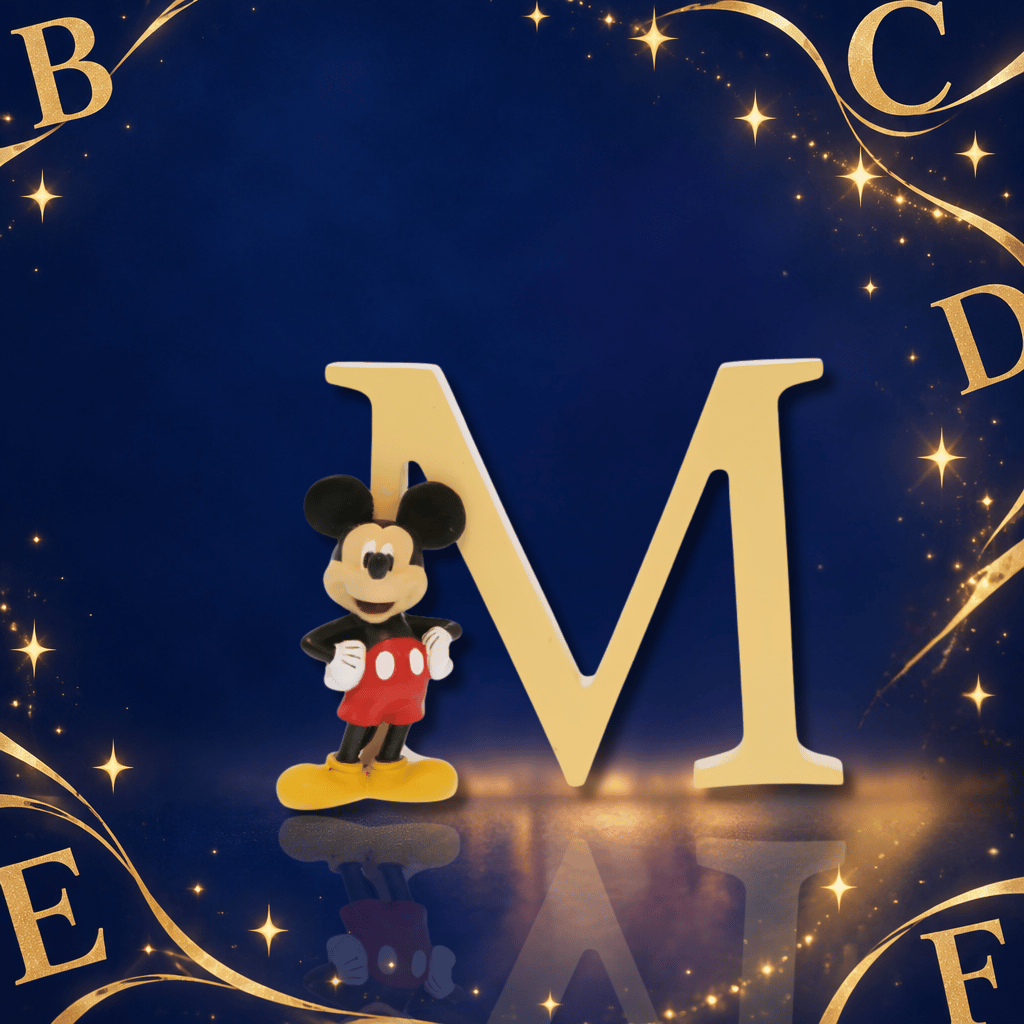 Disney Showcase Alphabet Letter M Mickey Mouse Figurine