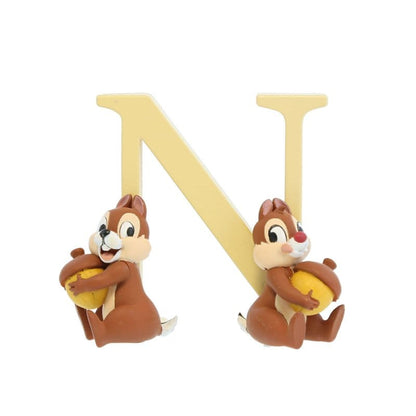 Disney Showcase Alphabet Letter N Chip 'n' Dale Figurine