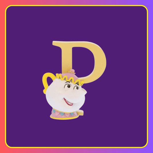 Disney Showcase Alphabet Letter P Mrs Potts Figurine