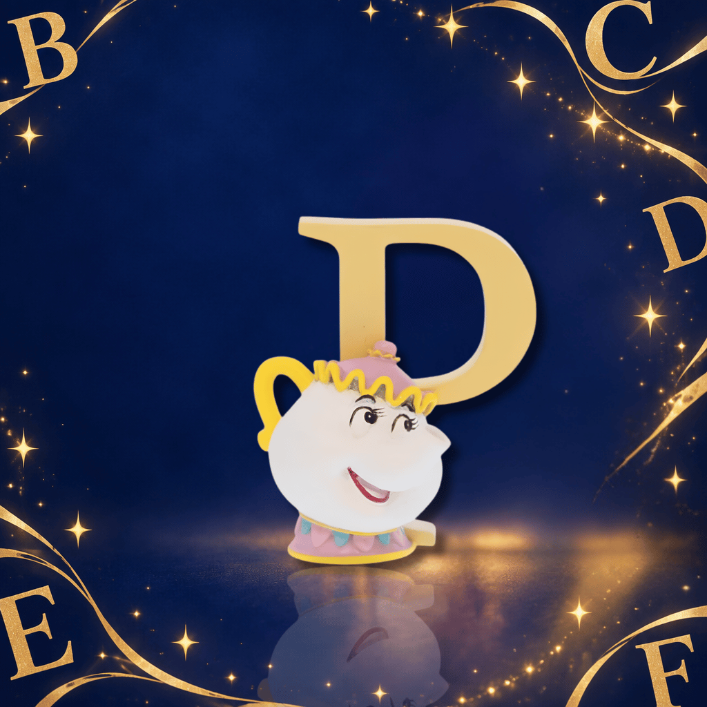 Disney Showcase Alphabet Letter P Mrs Potts Figurine