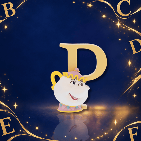 Disney Showcase Alphabet Letter P Mrs Potts Figurine