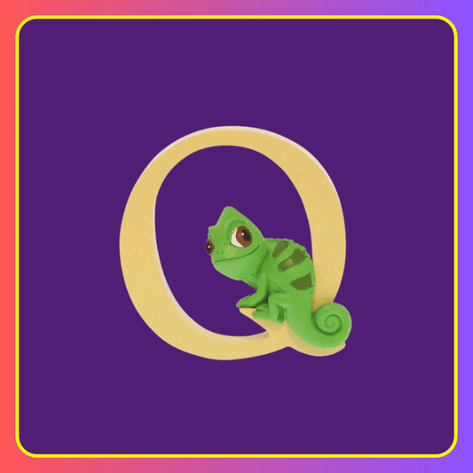 Disney Showcase Alphabet Letter Q Pascal Figurine