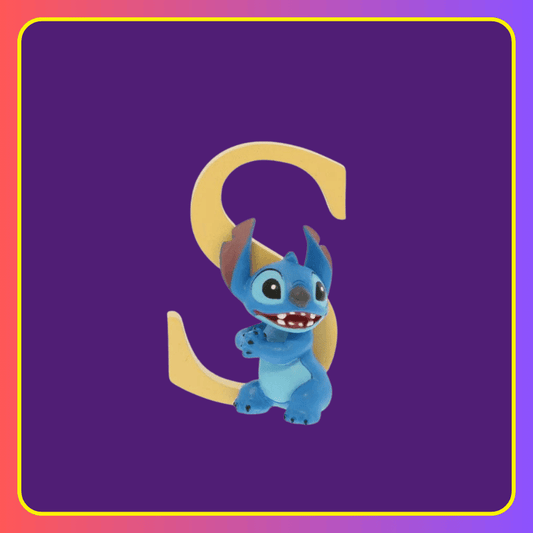 Disney Showcase Alphabet Letter S Stitch Figurine