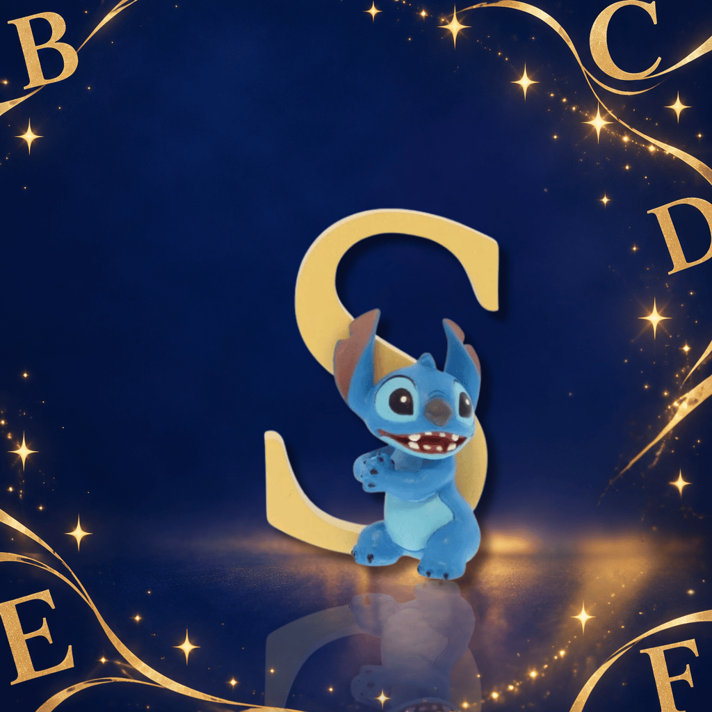 Disney Showcase Alphabet Letter S Stitch Figurine