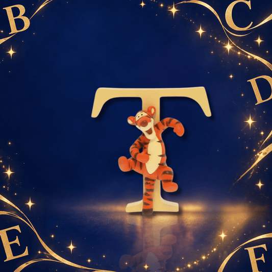 Disney Showcase Alphabet Letter T Tigger Figurine