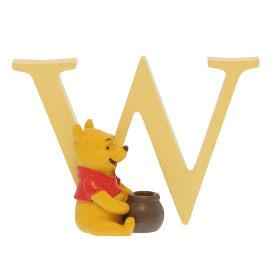 Disney Showcase Alphabet Letter W Winnie the Pooh Figurine