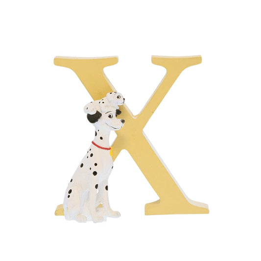 Disney Showcase Alphabet Letter X Pongo 101 Dalamatians Figurine
