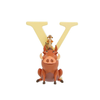 Disney Showcase Alphabet Letter Y Timon & Pumbaa Figurine