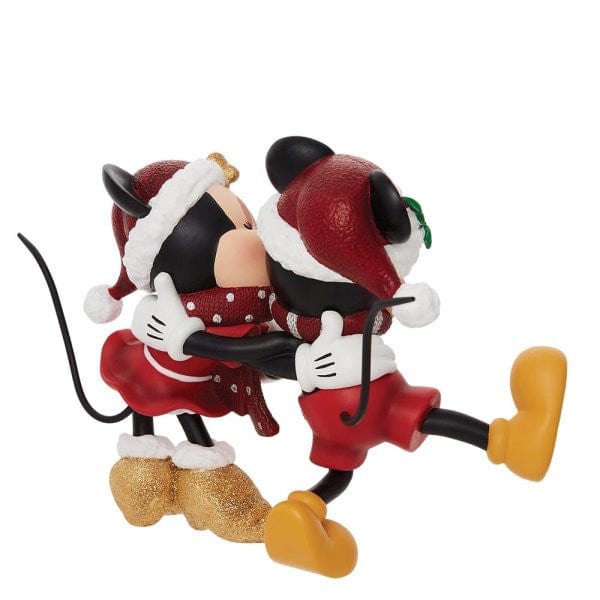 Disney Showcase Christmas Mickey and Minnie Mouse Figurine 6010733