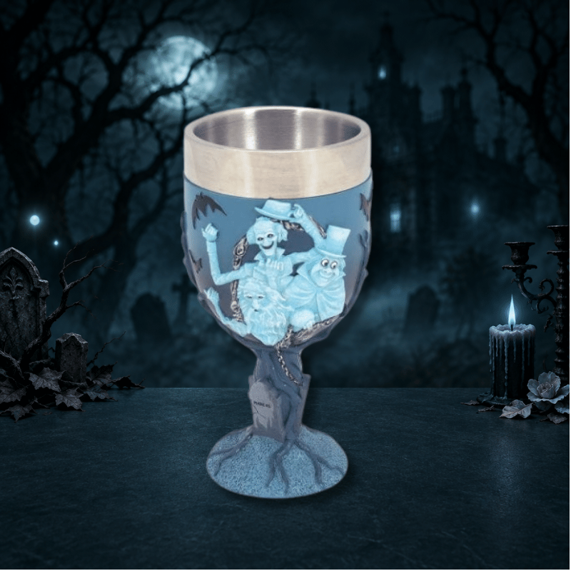 Disney Showcase Haunted Mansion Grinning Ghost Goblet 6016749