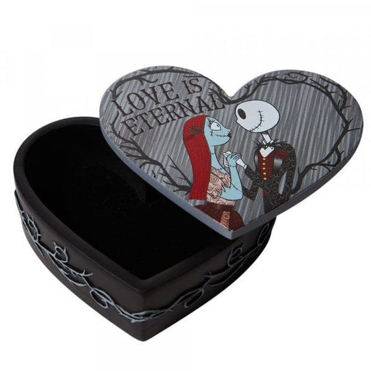 Disney Showcase Jack and Sally Nightmare Before Christmas Trinket Box 6008703