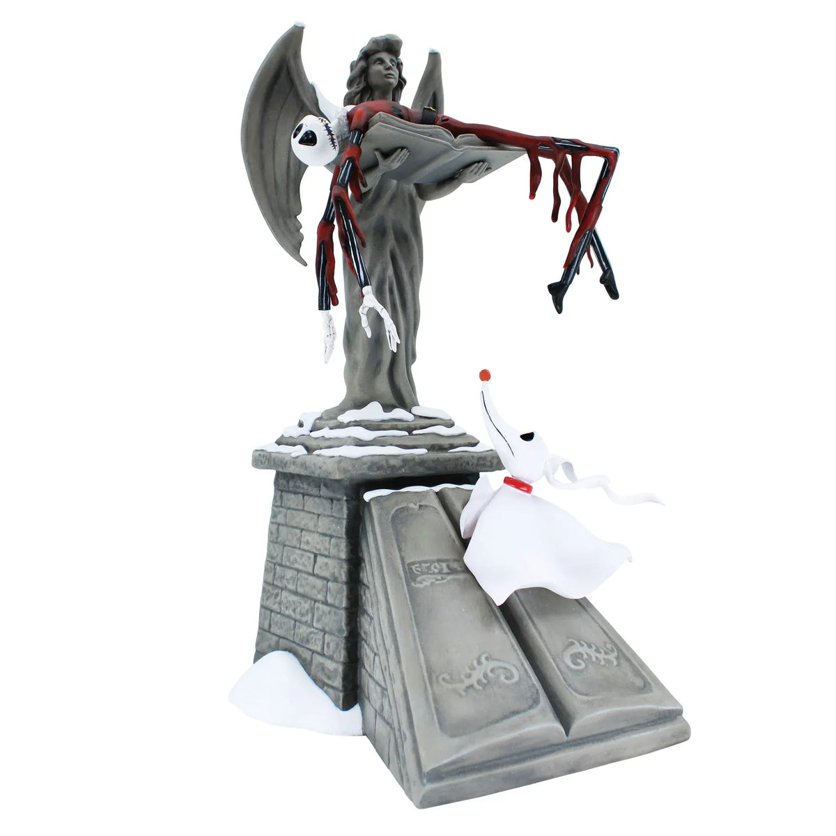 Disney Showcase Jack Skellington & Zero Angel Statue Figurine 6017365