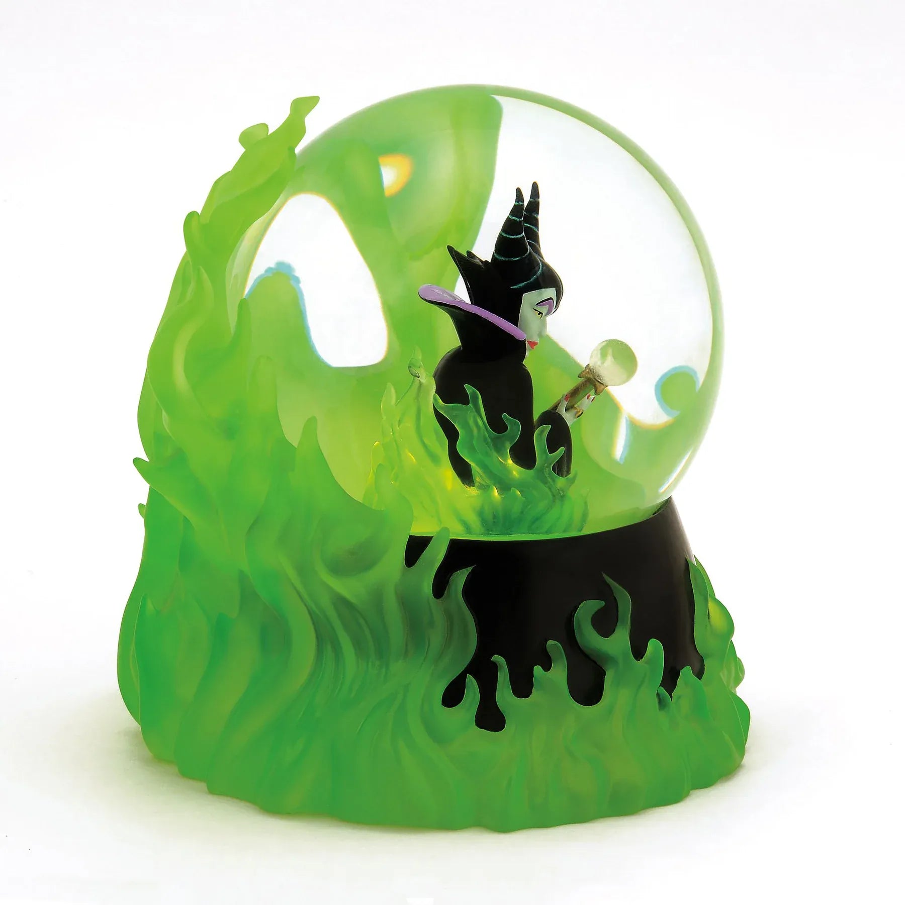 Disney Showcase Maleficent Green Waterball Figurine 6016308