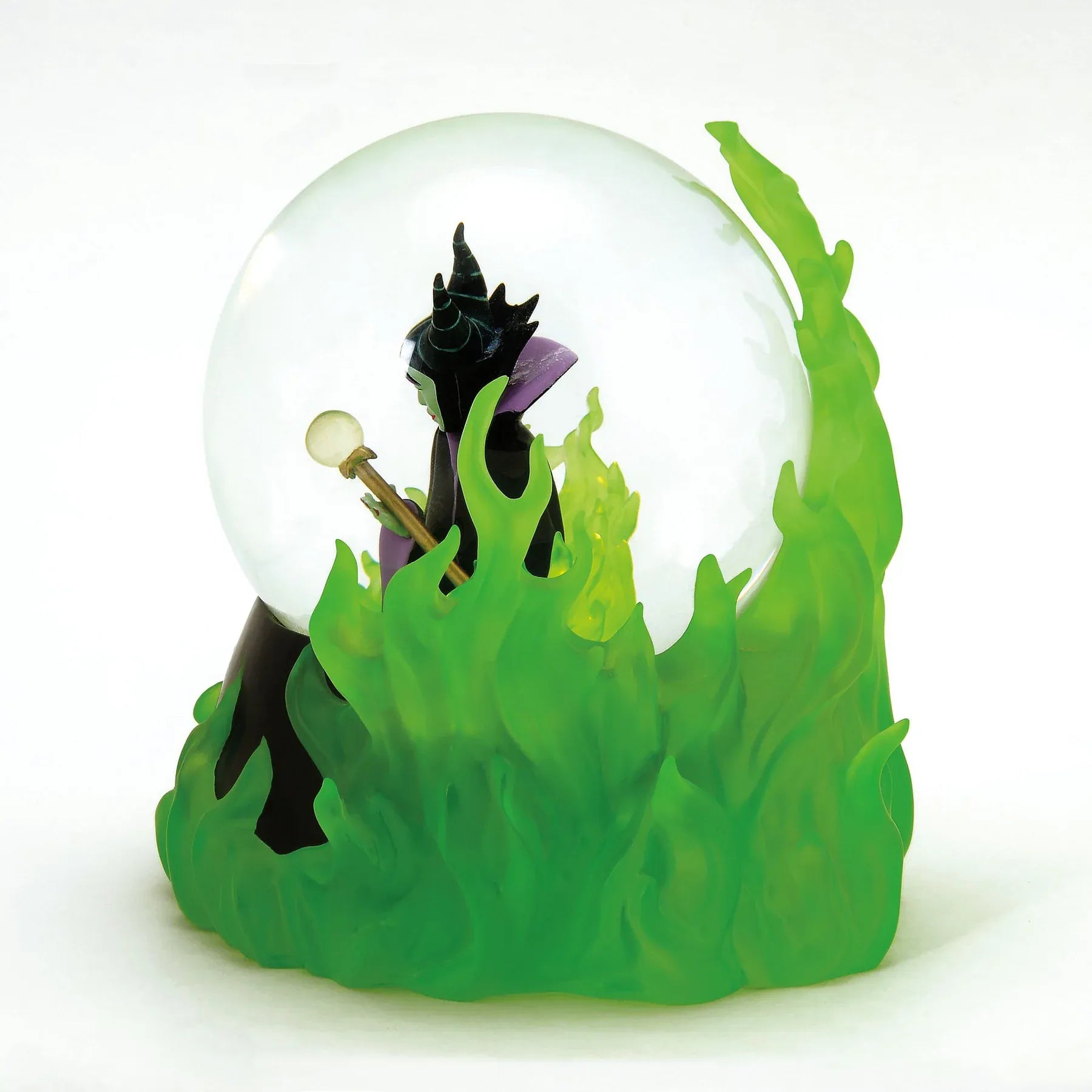 Disney Showcase Maleficent Green Waterball Figurine 6016308