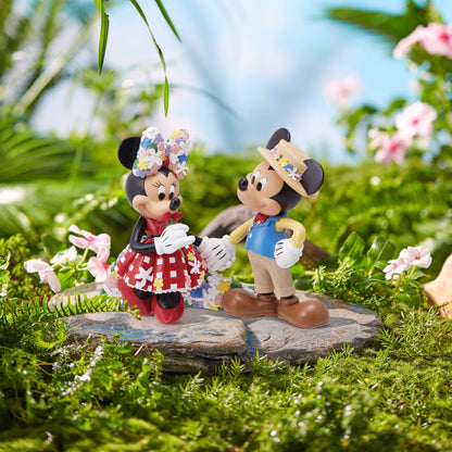 Disney Showcase Mickey & Minnie Botanical Figurine