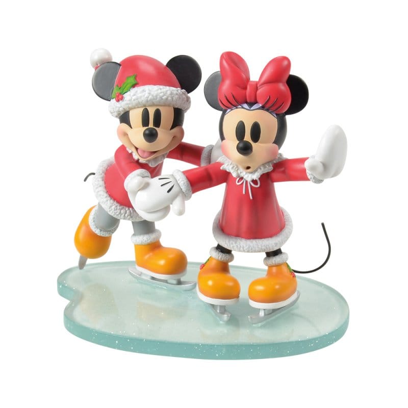 Disney Showcase Mickey & Minnie Christmas Ice Skating 6017371