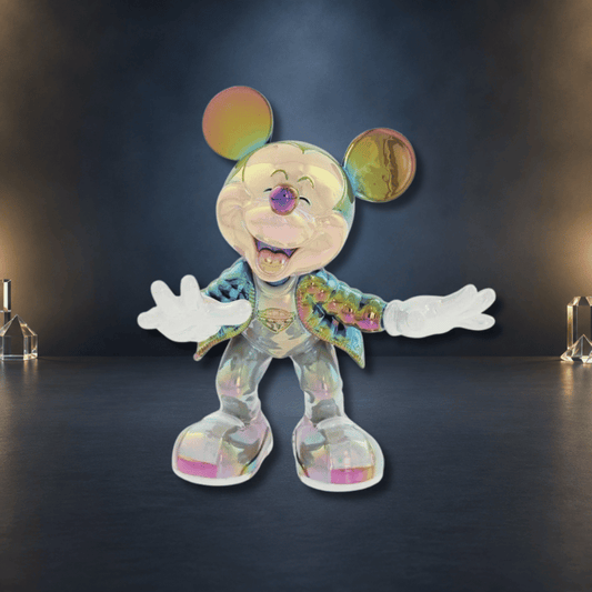 Disney Showcase Mickey Mouse Laughing Figurine - Electroplating Finish