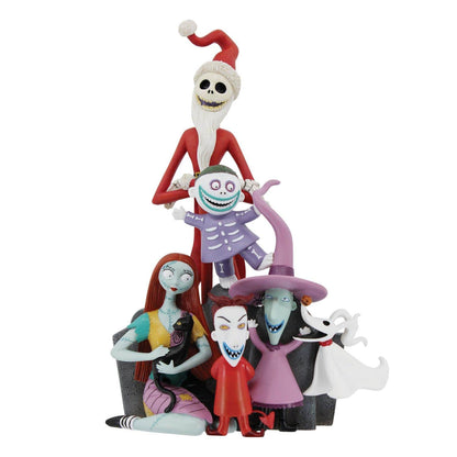 Disney Showcase Nightmare Before Christmas Holiday Character Pyramid Figurine 6015329