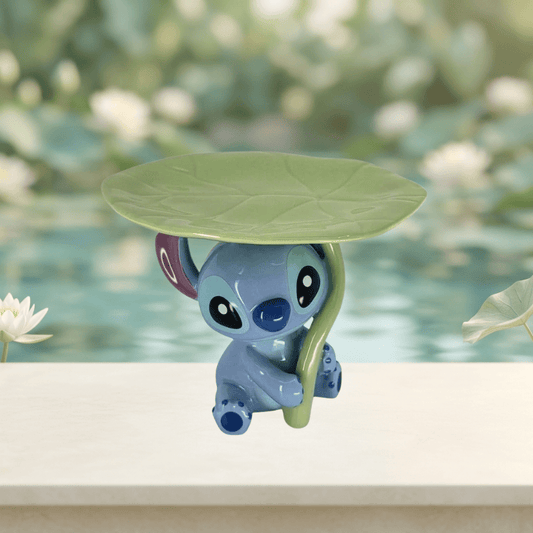 Disney Showcase Stitch Lily Pad  Lilo & Stitch Trinket Tray Figurine