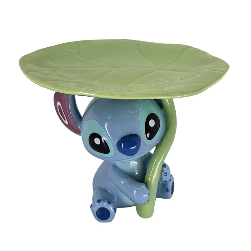 Disney Showcase Stitch Lily Pad Trinket Tray Lilo & Stitch Figurine
