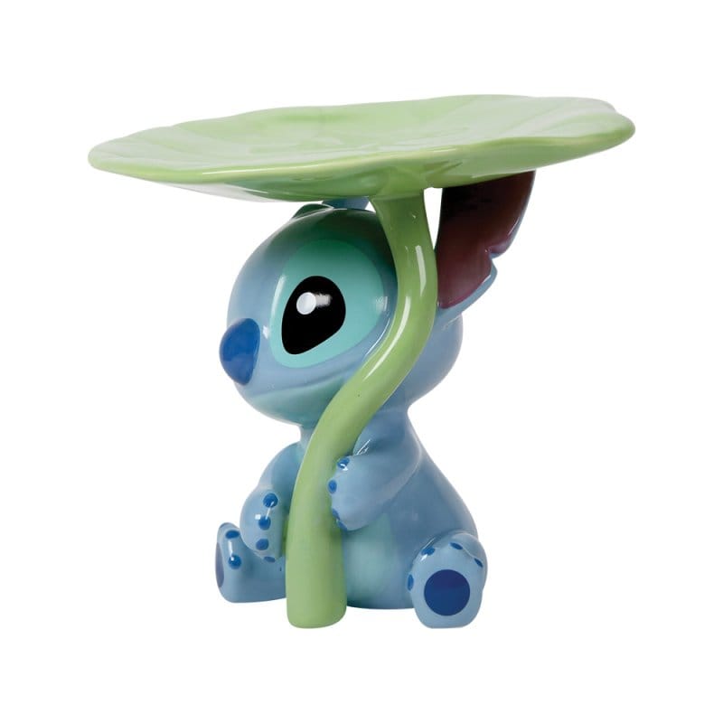 Disney Showcase Stitch Lily Pad Trinket Tray Lilo & Stitch Figurine