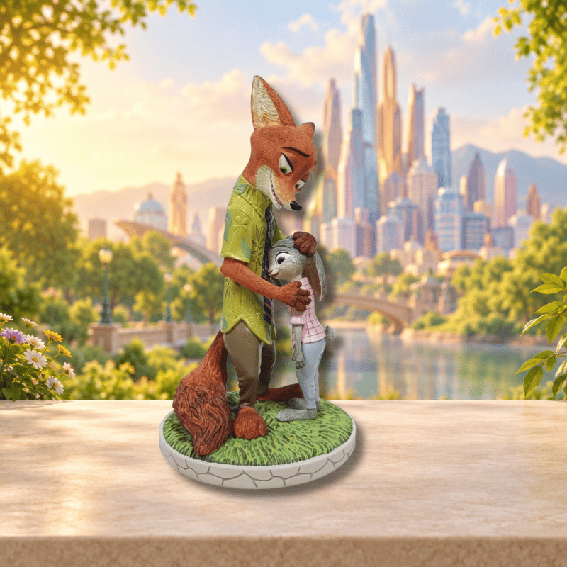 Disney Showcase Zootopia Nick and Judy Hug Me Figurine