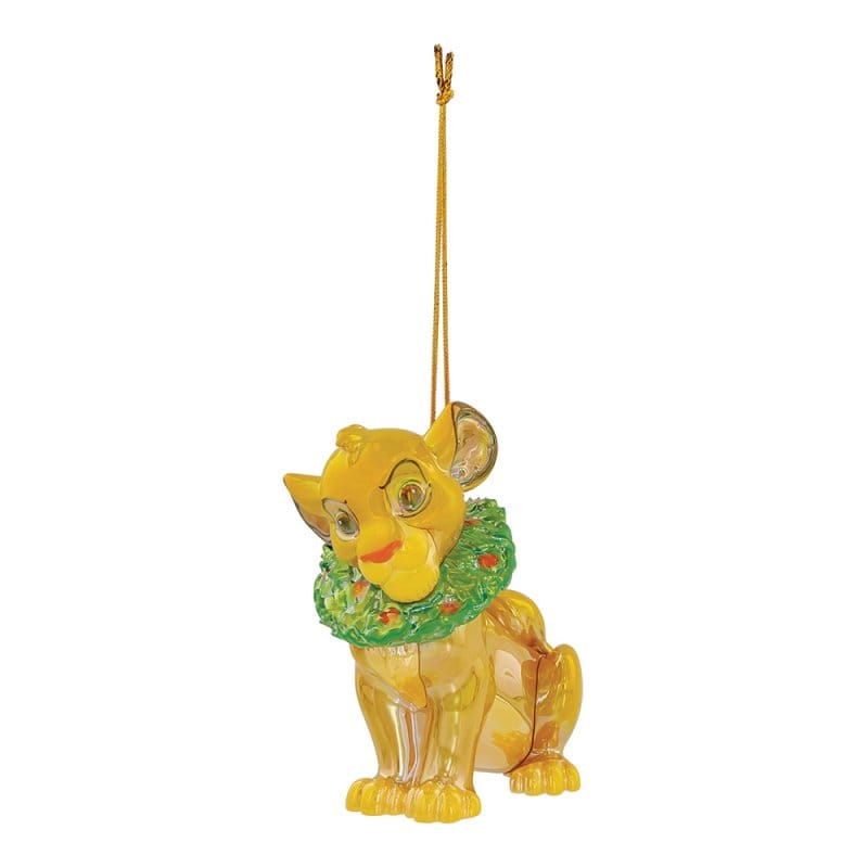 Disney Simba with Wreath Hanging Ornament Disney by Department 56 6019127