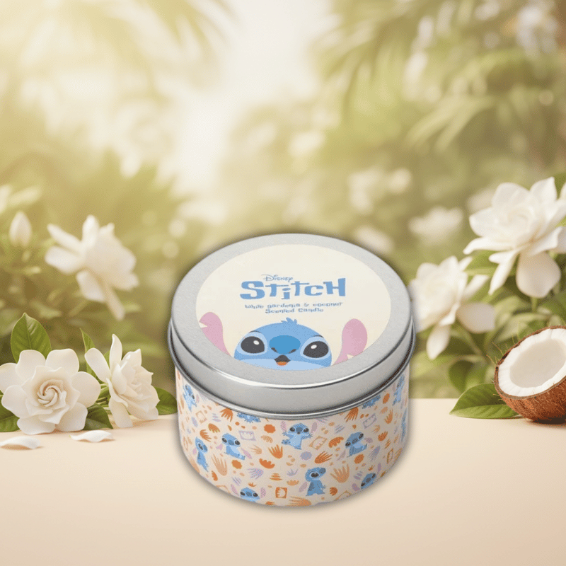 Disney Stitch Gardenia & Coconut Tin Candle by Disney Home Fragrance