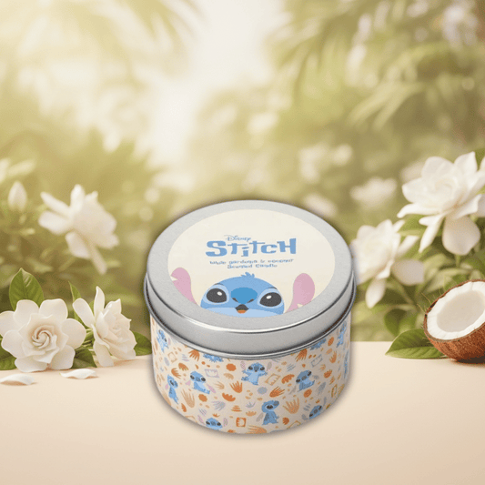 Disney Stitch Gardenia & Coconut Tin Candle by Disney Home Fragrance