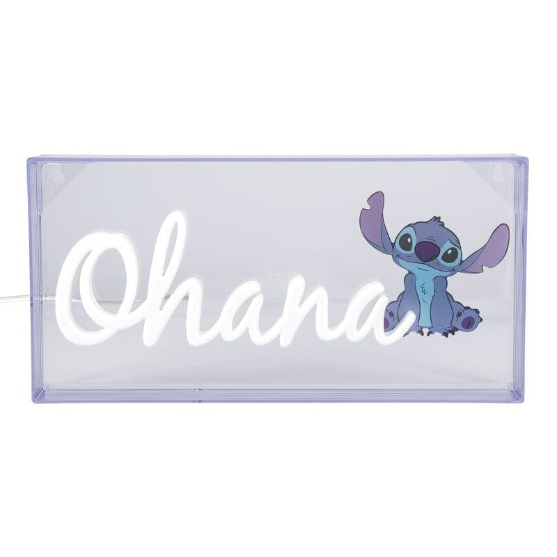 Disney Stitch Ohana LED Neon Light By Paladone