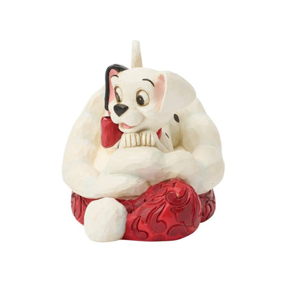 Disney Traditions 101 Dalmation Santa Hat Mini Figurine by Jim Shore
