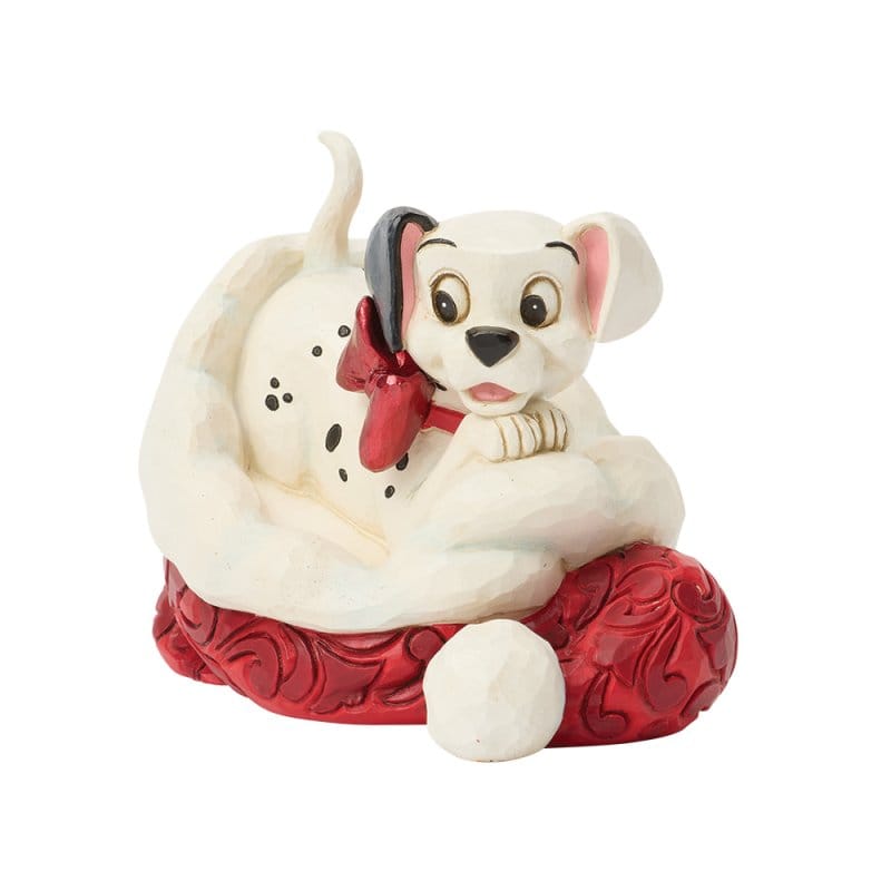 Disney Traditions 101 Dalmation Santa Hat Mini Figurine by Jim Shore