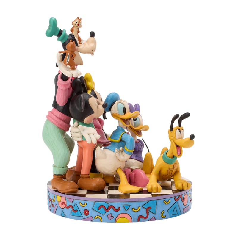 Disney Traditions 90s Retro Mickey and Friends Figurine by Jim Shore