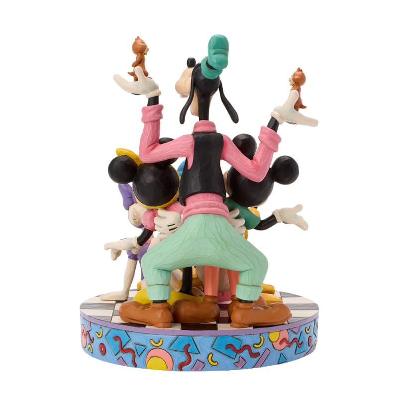 Disney Traditions 90s Retro Mickey and Friends Figurine by Jim Shore