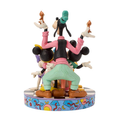 Disney Traditions 90s Retro Mickey and Friends Figurine by Jim Shore