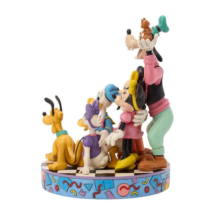 Disney Traditions 90s Retro Mickey and Friends Figurine by Jim Shore