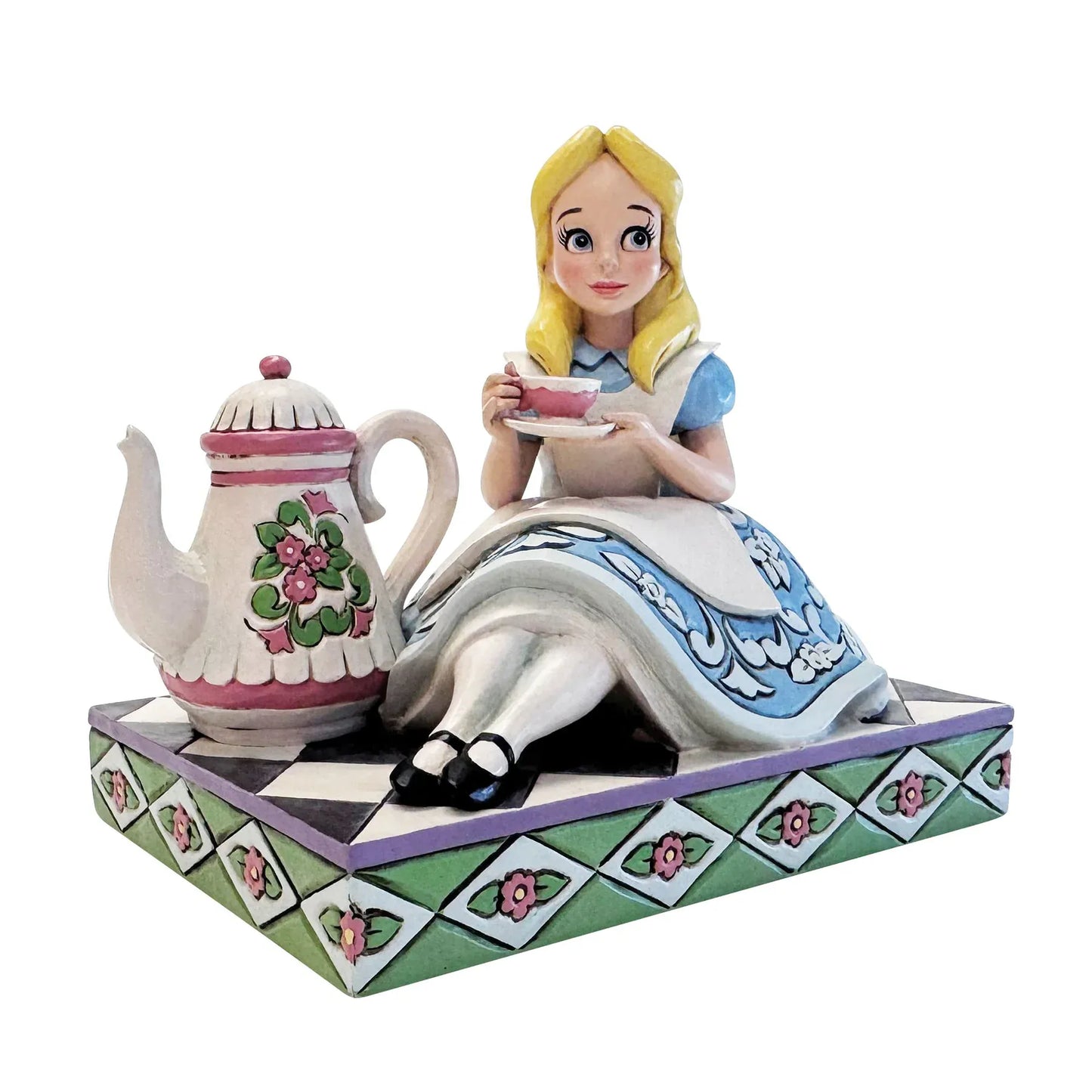 Disney Traditions A Cup of Curiosity (Alice with Teapot) Figurine by Jim Shore