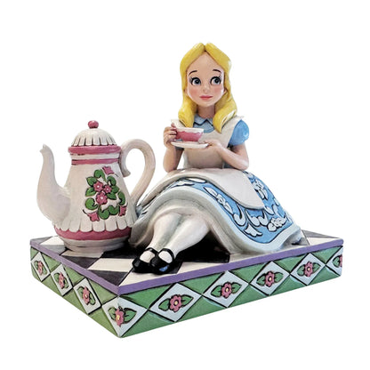 Disney Traditions A Cup of Curiosity (Alice with Teapot) Figurine by Jim Shore