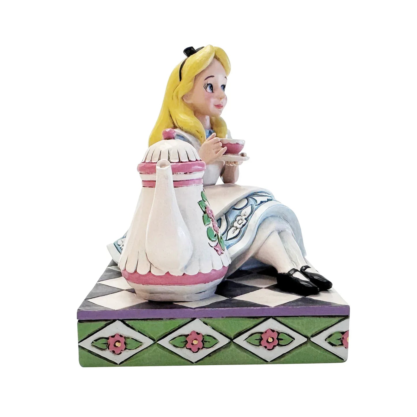 Disney Traditions A Cup of Curiosity (Alice with Teapot) Figurine by Jim Shore