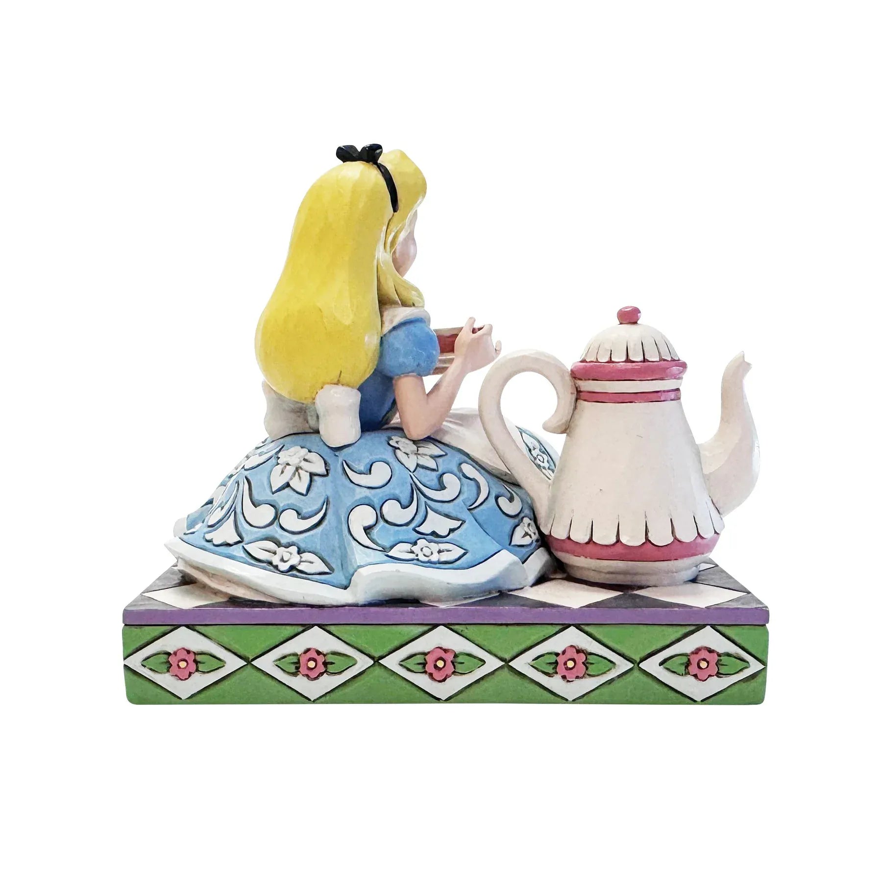 Disney Traditions A Cup of Curiosity (Alice with Teapot) Figurine by Jim Shore