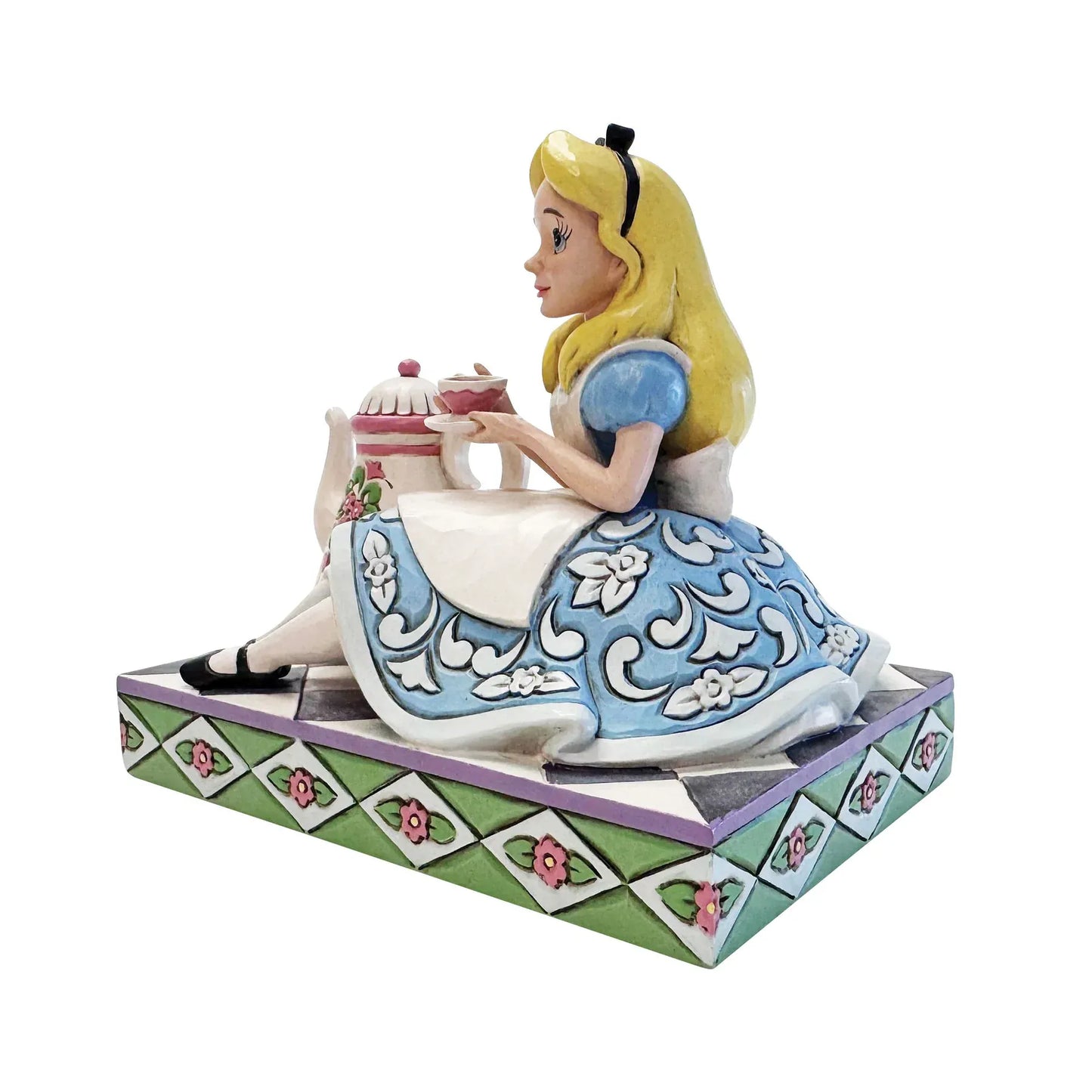 Disney Traditions A Cup of Curiosity (Alice with Teapot) Figurine by Jim Shore